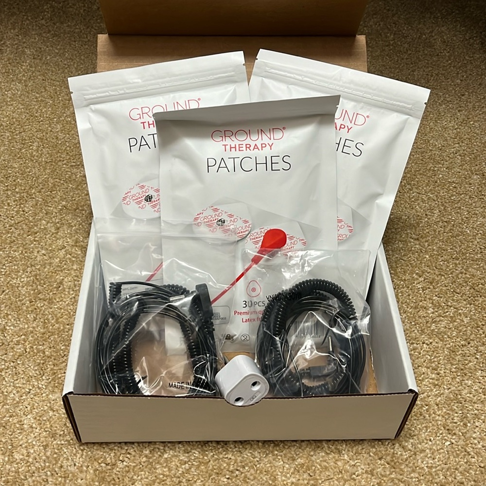 NWT in box never opened Earthing ground therapy patch kit.